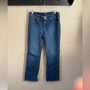 Wrangler Q-Baby Jeans Women’s 9/10 X 32 Riding Dark Blue Bootcut Stretch WRQ20LB